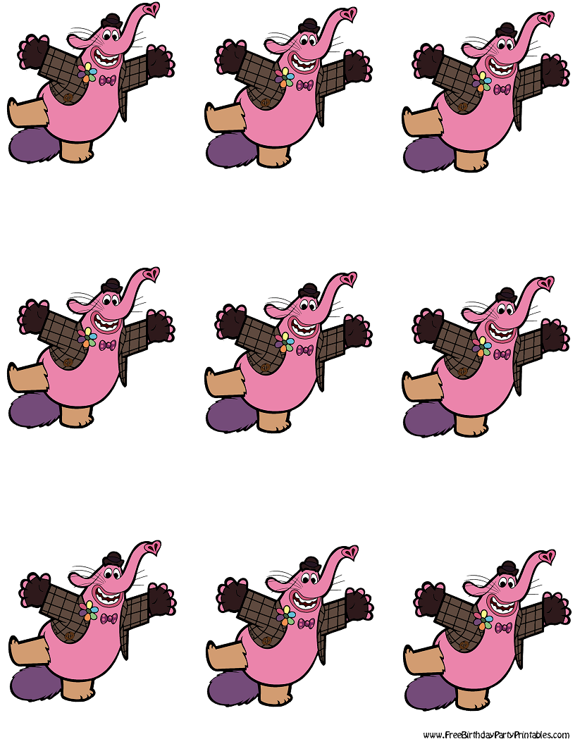 Bing Bong Inside Out Printable Cutouts